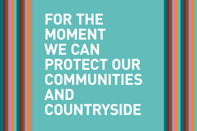 For the moment we can protect our communities and countryside but for how long?